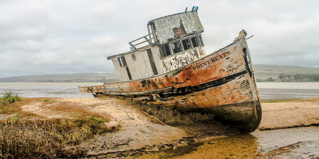 rusted shipwreck - from Shipwreck – A Lesson in Leadership article by Truby Achievements