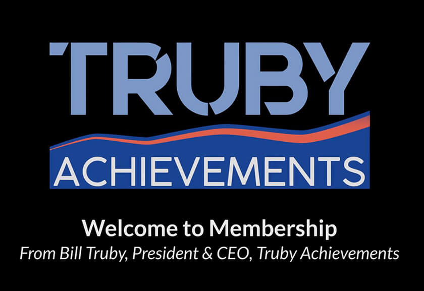 screenshot of the welcome video - for the video to welcome members to the Truby Achievements membership site