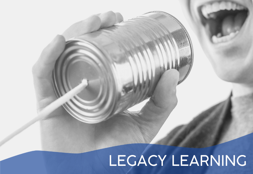 person talking into a soup can play phone - image for communication training on the truby achievements membership site